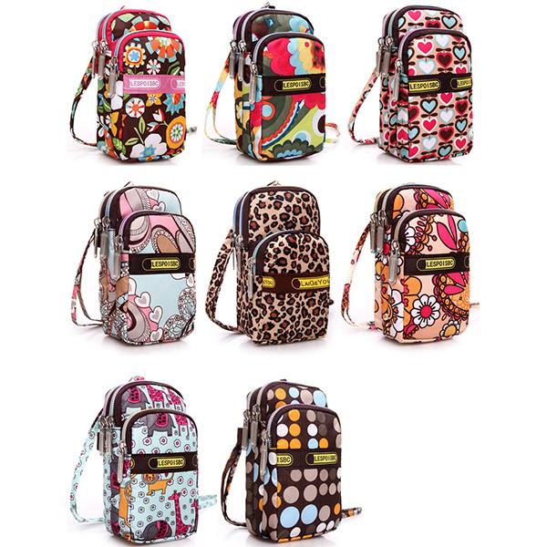 Multi-color Floral Printed Wrist Bag Phone Bag