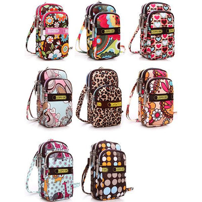 Multi-color Floral Printed Wrist Bag Phone Bag