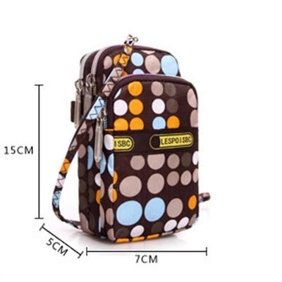 Multi-color Floral Printed Wrist Bag Phone Bag