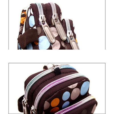Multi-color Floral Printed Wrist Bag Phone Bag