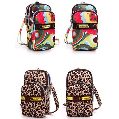 Multi-color Floral Printed Wrist Bag Phone Bag