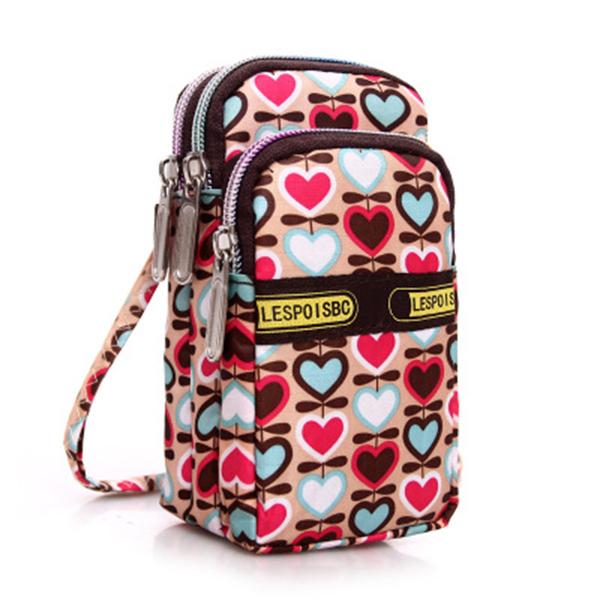 Multi-color Floral Printed Wrist Bag Phone Bag