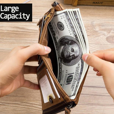 Genuine Leather Multifunctional Wallet