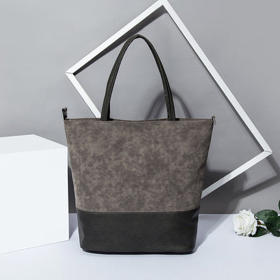 Large Capacity Soft Tote Handbag