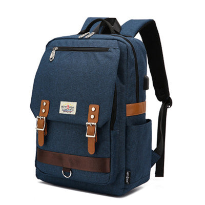 USB Charging Large Capacity School Backpack