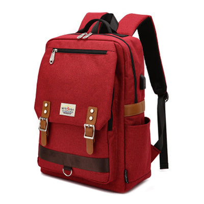 USB Charging Large Capacity School Backpack
