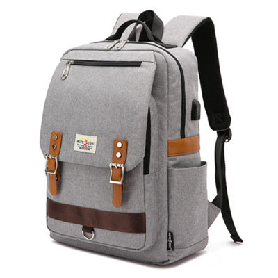 USB Charging Large Capacity School Backpack