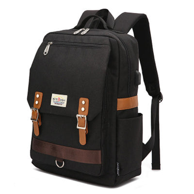 USB Charging Large Capacity School Backpack