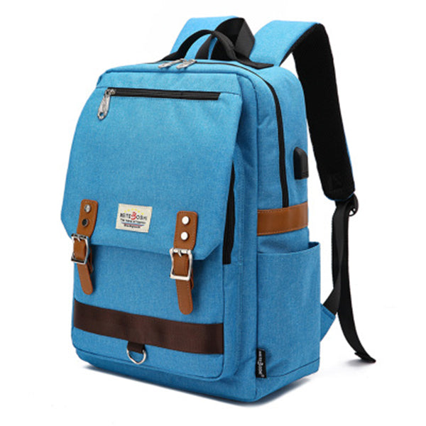 USB Charging Large Capacity School Backpack