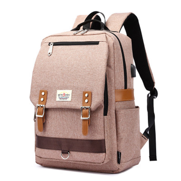 USB Charging Large Capacity School Backpack