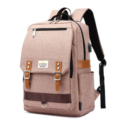 USB Charging Large Capacity School Backpack