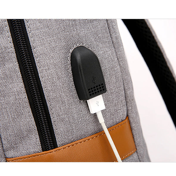 USB Charging Large Capacity School Backpack