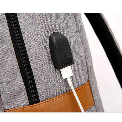 USB Charging Large Capacity School Backpack