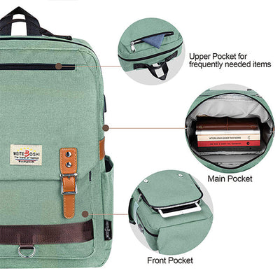 USB Charging Large Capacity School Backpack