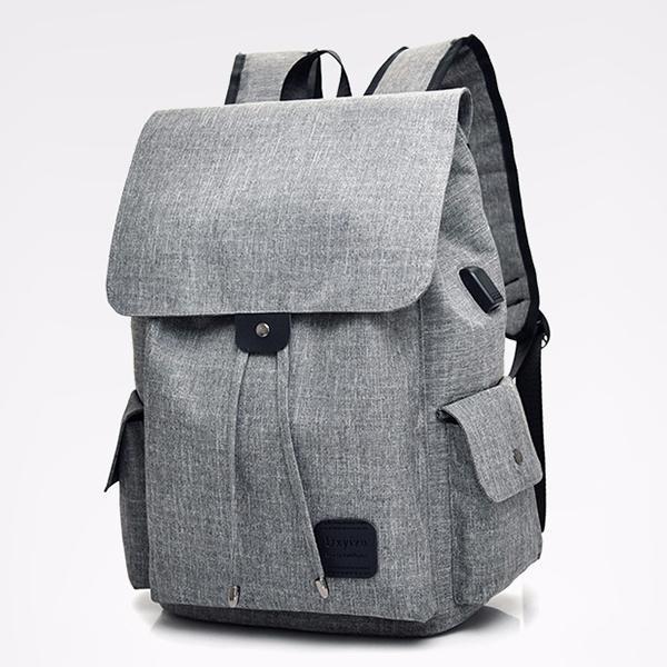 Unisex USB Charging Multifunctional Drawstring Backpack