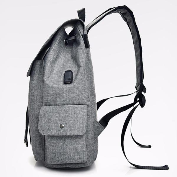 Unisex USB Charging Multifunctional Drawstring Backpack