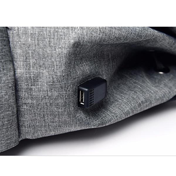Unisex USB Charging Multifunctional Drawstring Backpack