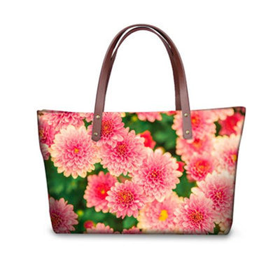Waterproof Floral Printing Handbag