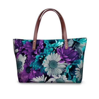 Waterproof Floral Printing Handbag