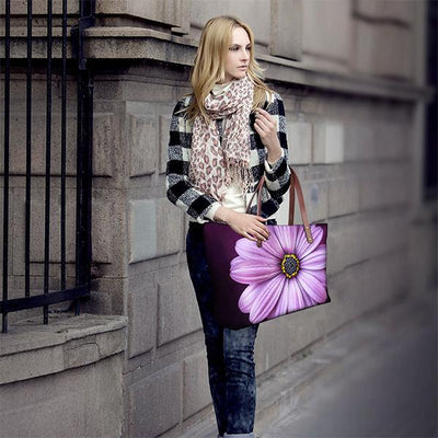 Waterproof Floral Printing Handbag