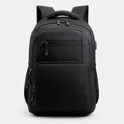 Wear-Resistant Large Capacity Laptop Backpack With USB Charging Port