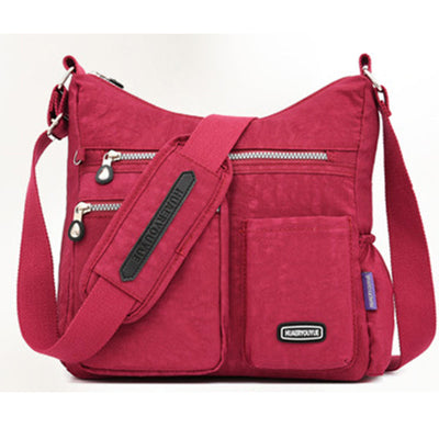 Women's Waterproof Solid Crossbody Bag