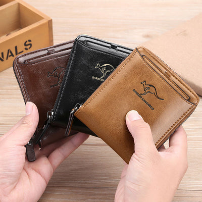RFID Waterproof Lightweight Short Wallet