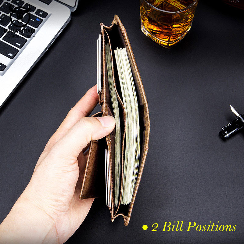 RFID Multi-slot Retro Wallet