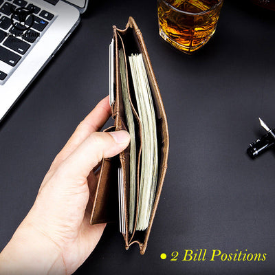 RFID Multi-slot Retro Wallet