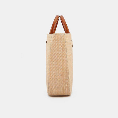 Crossbody Bag for Women Bohemian Travel Beach Straw Shoulder Bag