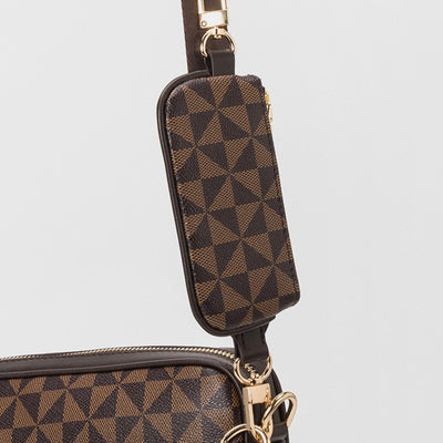 Classic Smaill 3 Pcs Crossbody Bag Set Unisex Clutch Purse Set