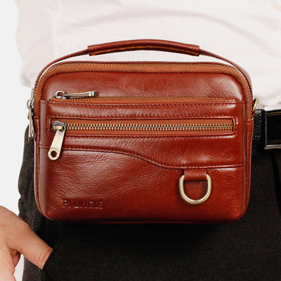Multifunctional Leather Phone Bag Waist Bag Crossbody Bag