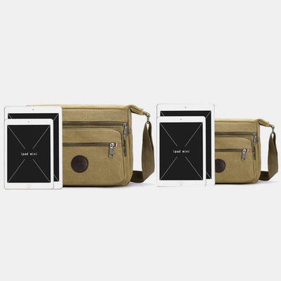Vintage Large Capacity Canvas Messenger Bag