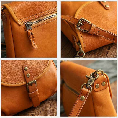 Retro Handmade Vintage Large Capacity Crossbody Bag