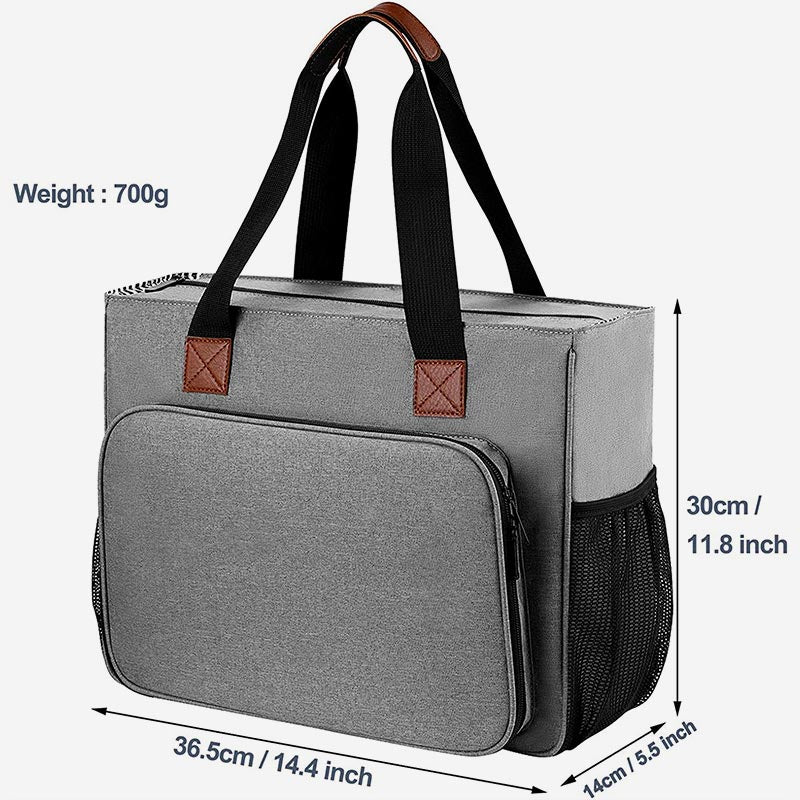 Multi-Pocket Lightweight Embroidery Kits Storage Bag Handbag