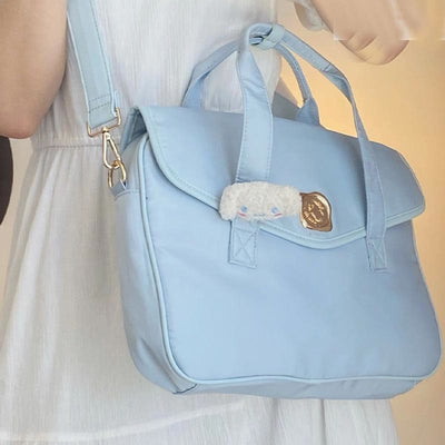 Crossbody Bag for Women Minimalist Plain Color Laptop Handbag