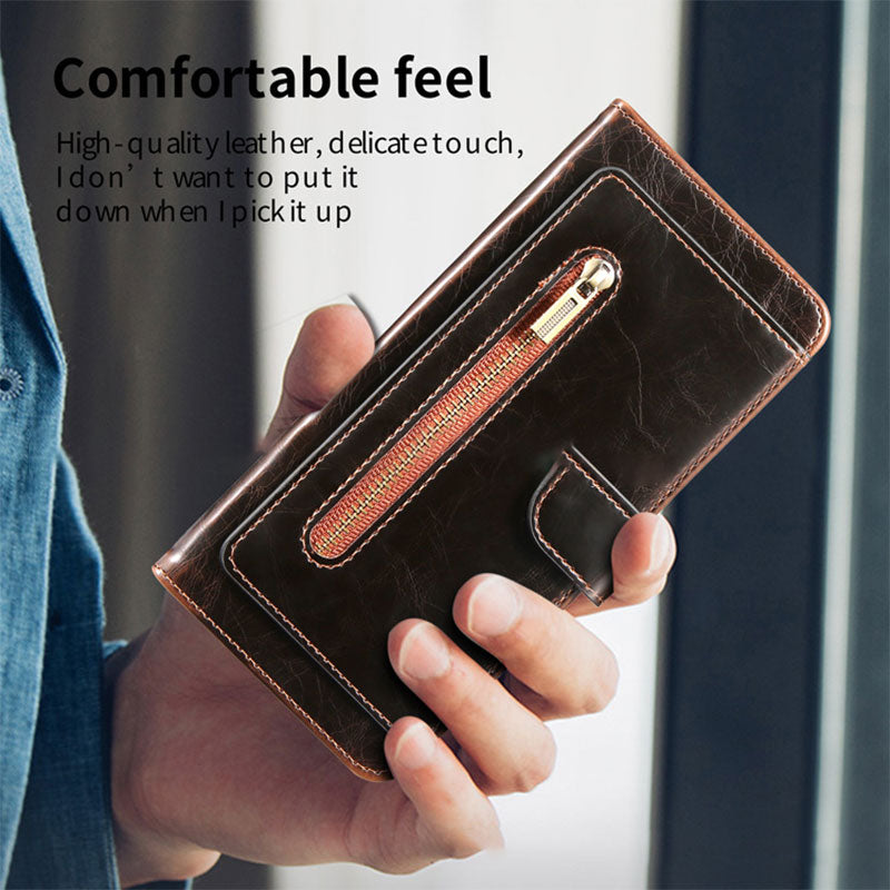 Wallet Case for iPhone PU Leather Durable Phone Case with Card Slot