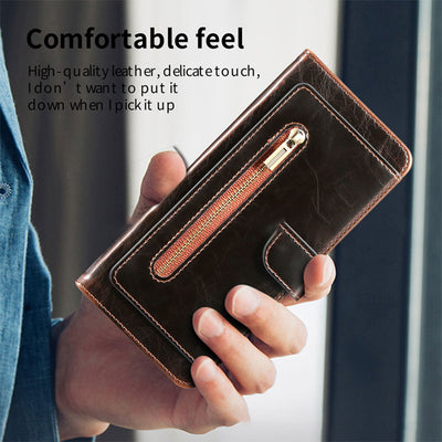Wallet Case for iPhone PU Leather Durable Phone Case with Card Slot