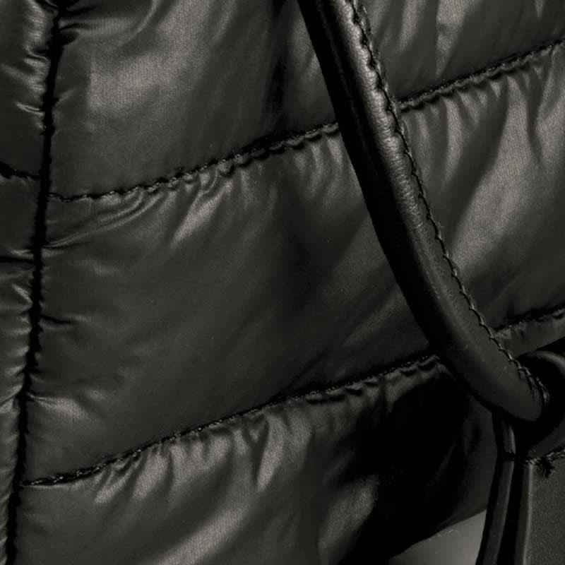 Puffer Drawstring Bucket Bag for Women Down Satchel Quilted Shoulder Bag