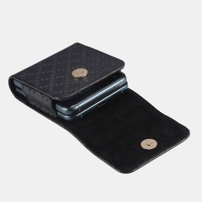 Mini PU Waist Bag EDC Pouch for Samsung Z Flip 3 Moto Razr