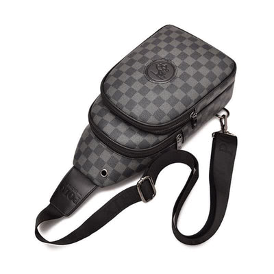 Men Outdoor Casual Travel Hiking Crossbody Chest Sling Bag One-Shoulder Strap