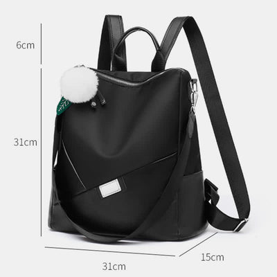 Small Backpack Purse for Women Waterproof Shoulder Bag Handbag Travel Rucksack