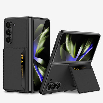 Samsung Z Fold 5 Foldable Clamshell Phone Case Card Holder Case