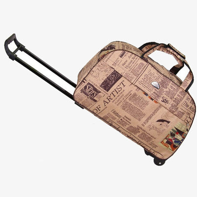Multiple Style Pull Rod Travel Bag Waterproof Duffel Bag