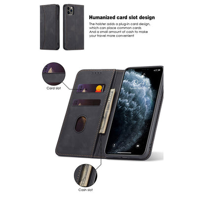 Premium PU Leather Wallet Case Card Holder Compatible with iPhone 13 Pro Max