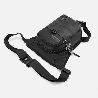 Outdoor Sports Purse For Men Durable Oxford Crossbody Leg Bag