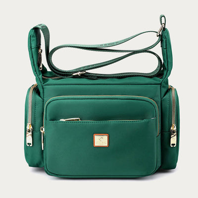 Nylon Crossbody Bag For Women Daily Outfit Multiple Pockets Purse