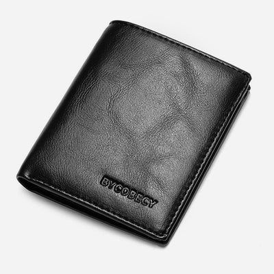 Wallet for Men PU Leather Slim Bifold Wallet Credit Card Holder