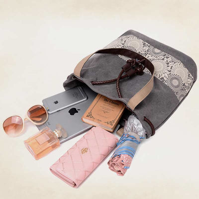 Shoulder Bag for Women Casual Large Capacity Printing Shopping Handbag