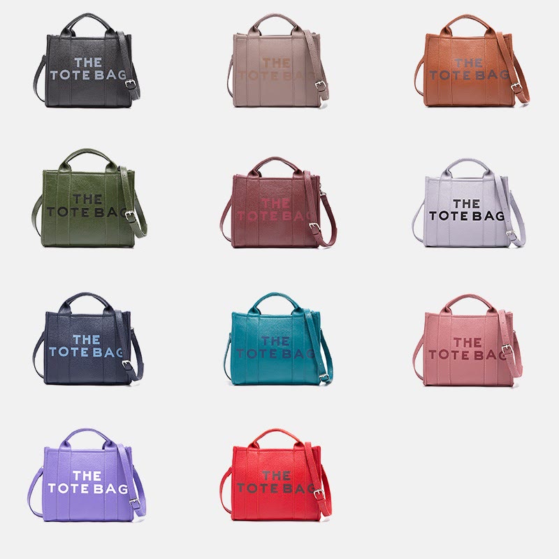 Tote Bag For Women Pu Leather Large Capacity Casual Handbag